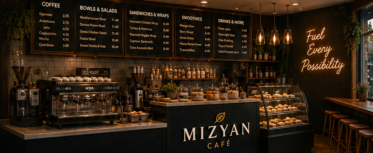 MIZYAN Café interior concept